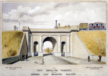O Viaduto da Nova Inglaterra na London & Brighton Railway, 1857